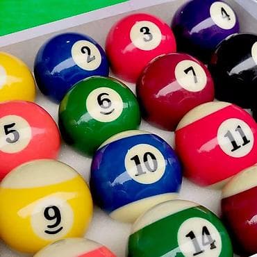 ev turnik: Bilyard topları dəsti – 16 ədəd Amerikan Bilyard Topu 57MM - Klassik — 4