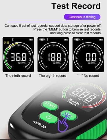 инвалидная коляска цена бу: Alkotester Model: R&D RD900 Spirt detektoru. Peşəkar rəqəmsal — 5