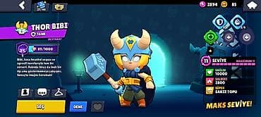 Digər: Brawl Stars hesabı – yüksək inkişaflı və nadir məzmunlu - Kupa yolu — 5