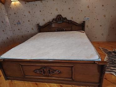 panel radyatir: İşlənmiş, İkinəfərlik çarpayı, Bazasız, Matras ilə, Siyirməsiz — 4