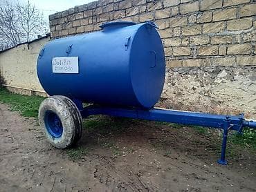 yan guzgu s: Satışda: iki təkərli qoşqu tipli metal sisterna (su/mazut/yanacaq və — 3