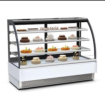 dondurma aparati: Vitrinli tort soyuducusu – “Cake Chiller” Model: Aslanmakina/OTD.180 — 1