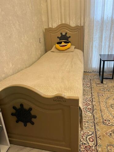 tek çarpayı: Oğlan və qız üçün, Çarpayı, Bazasız, Matrassız, Siyirməsiz — 4