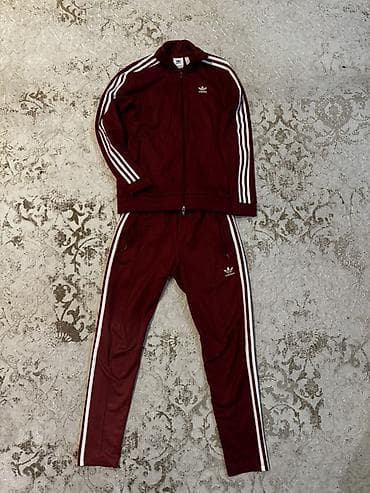 desd paltarlar: Adidas Originals trefoil idman dəsti — bordo rəngdə - İkitərtibli — 3