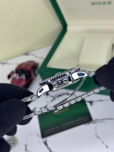 kardinal qolbaq: Qol saatı, Rolex, rəng - Qara — 4