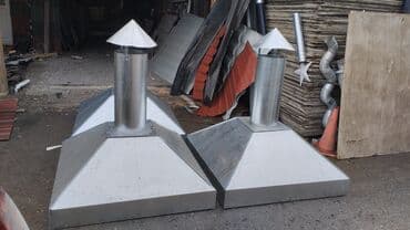 2.el havalandırma boruları: Tendir Üstüleri 1.10 x 1.10 Ölçüdedir, Ustünde Borusu ve Papagida var — 4