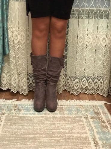 Ölçü: 38, rəng - Boz, İşlənmiş