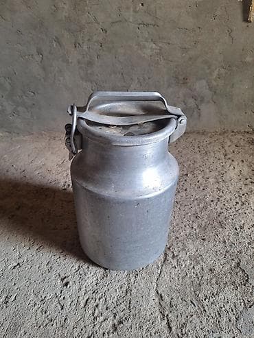 Alüminium süd bidonu - Material: qalın divarlı alüminium - Həcm