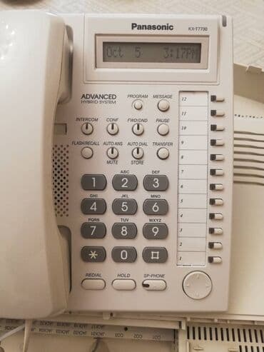 tl manat: İDEAL vəziyyətdə olan; -- Panasonic KX-TES824 markalı Mini ATS-8 — 12