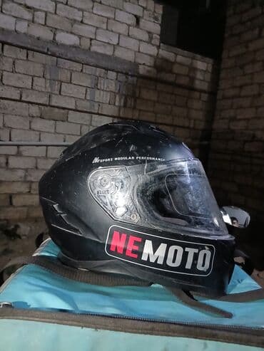 купить шлем для мотоцикла бу: NEVİ brendli motocikl dəbilqəsi – tam üzlü (full-face) model — 3