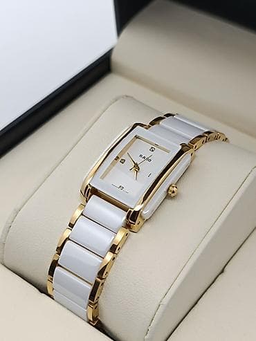 saat şamdan: Rado kvars qol saatları – keramik + metal kombinasiyalı zərif dizayn — 7