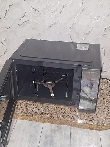 kantak kom: Mikrodalğalı soba Toshiba, Ayrıca dayanan, Qril ilə, rəng - Qara — 6