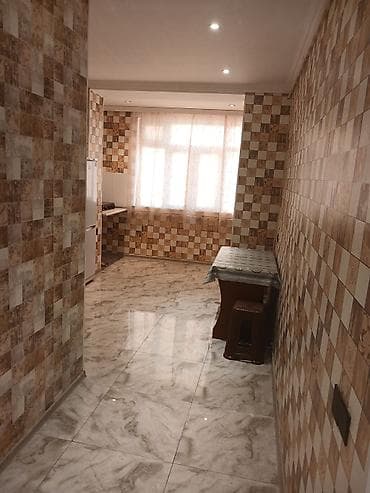 2 otaqlı mənzil – mətbəx, yataq otağı və qonaq otağı ilə - Plan