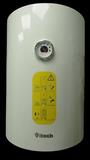 Техника и электроника: Vitech elektrik su qızdırıcısı (divar tipli) - Silindrik korpus, ağ — 1