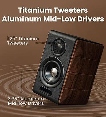 cd calar: 🔊 Edifier S880DB MK II Walnut - aktiv dinamik sistemi, yığcam — 7