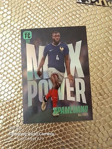 neftci forma: Panini TC kolleksiya kartı – “Max Power” seriyası - Oyunçu: Upamecano — 1