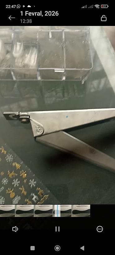 gəlin tacı: Dırnaq üçün gel lak, İşlənmiş — 5