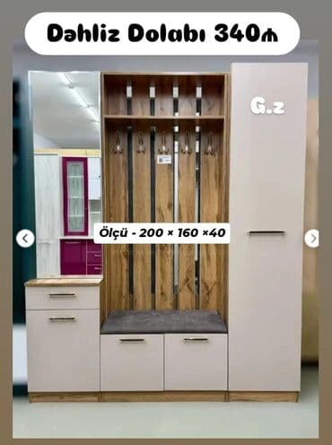 Açılan, 2 qapılı Düz dolab, Dəhliz dolabı lalafo.az -da Açılan, 2 qapılı Düz dolab, Dəhliz dolabı