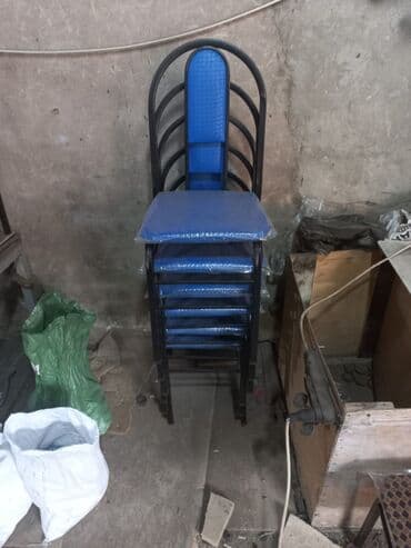 stol stul işlenmiş: Yeni, Dördbucaq masa, 6 stul, Açılmayan, Stullar ilə, Metal, Azərbaycan — 14