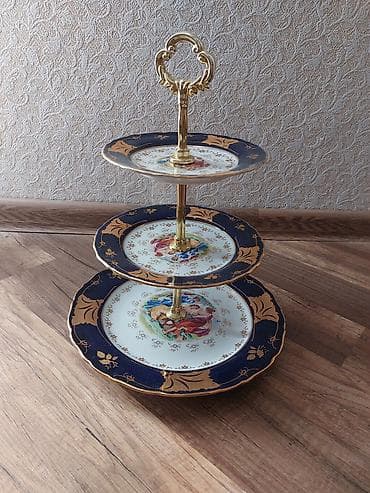 gozel tortlar: Tort və şiriniyyat qabı, rəng - Qızılı — 2