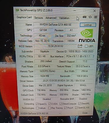 Videokart Gigabyte GeForce GTX 460, < 4 GB, İşlənmiş — 3