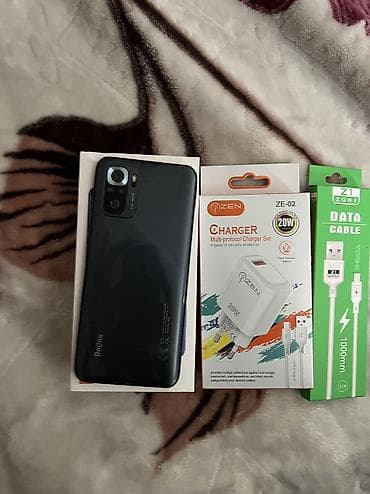 ucuz notebook kampanya: Redmi Note 10S, 64 GB, rəng - Qara, Barmaq izi, Face ID — 6