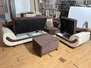 divan 2ci əl: Künc divan, İşlənmiş, Açılan, Bazalı, Çatdırılma yoxdur — 4