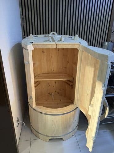 Audi: Taxta buxar kabinəsi (oturaq mini sauna) - Material: keyfiyyətli — 3