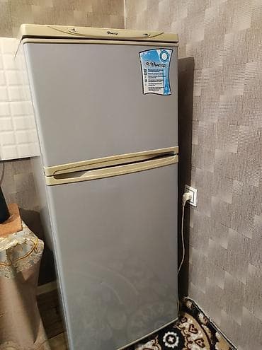 fujitsu siemens azerbaijan: 2 qapılı Dnepr Soyuducu Satılır, rəng - Boz — 6