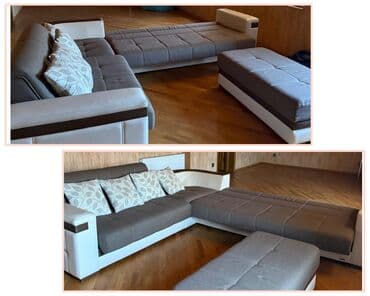 parça mokasinlər: Künc divan, İşlənmiş, Açılan, Bazalı, Parça, Çatdırılma yoxdur — 1