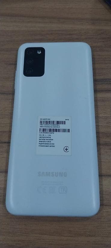 Samsung Galaxy A03s, 64 GB, rəng - Ağ, İki sim kartlı — 3
