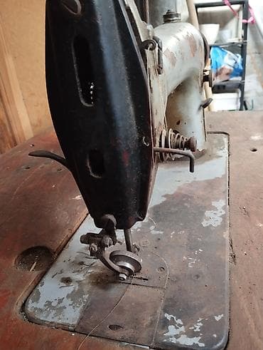 Охота и рыбалка: Köhnə tip ayaq pedallı tikiş maşını – stolüstü komplekt — 4