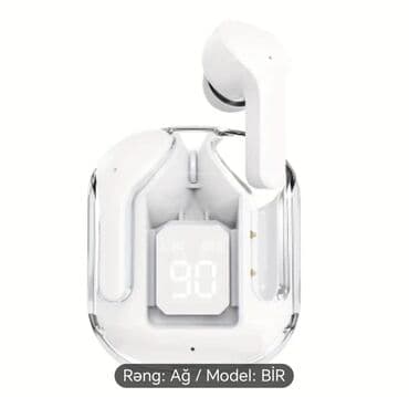 Yeni Simsiz (Bluetooth) Qulaqcıqlar, rəng - Ağ