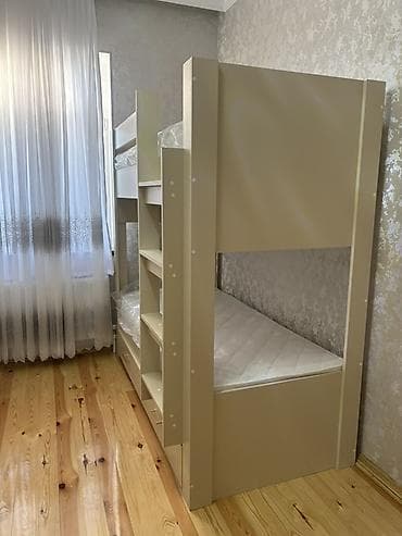 Uşaq mebeli: Oğlan və qız üçün, Yeni, Çarpayı, Matras ilə, Siyirməli, Taxta — 2