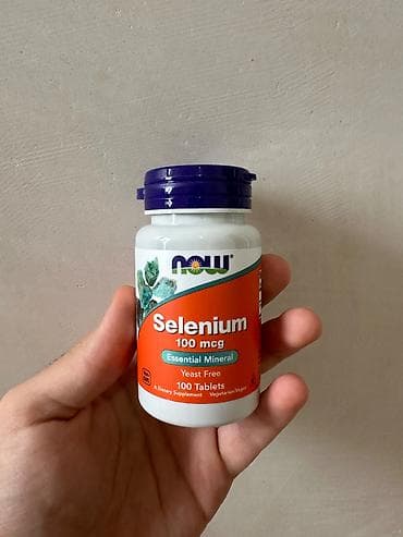 sustal tablet: NOW Foods Selenium Selen – 100 mcg, 100 tablet vitamin - Əldə yeni — 4