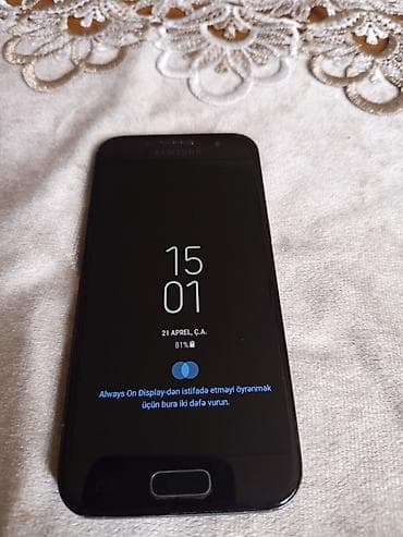 iphone 8plus qiymeti: Samsung Galaxy A3 2017, 16 GB, rəng - Qara, Barmaq izi — 3