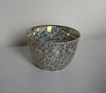 xara: Çay dəsti, rəng - Qızılı, Farfor, 10 nəfərlik, Almaniya — 4