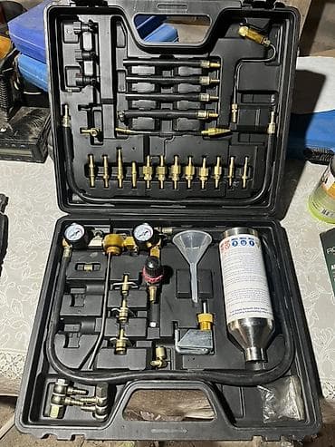 Peşəkar inyektor (forsunka) təmizləmə cihazı – universal dəst Satılır