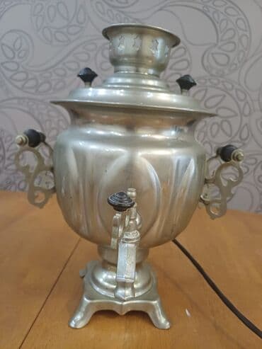 Техника для напитков: Elektrik samovar 3 litr tutumu. SSSRi vaxtindan qalma, 1989 il. 4-5 — 1