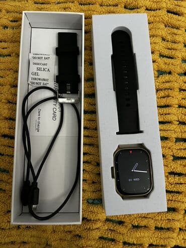 Toy paltarları və aksesuarları: Smart saat, Borofone, Sensor ekran, rəng - Qızılı — 2