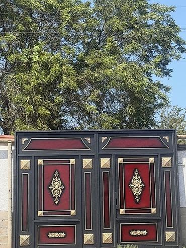 pencere qapi: Yeni Dəmir Həyət darvazası, Yana açılan, 350 m, Mexaniki, Qapı ilə, Kredit var, Ödənişli quraşdırma, Ünvandan götürmə, Ödənişli çatdırılma, Rayonlara çatdırılma — 3