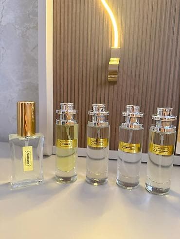 gumus destler: Məhsul: Brend ətir seçkiləri – şüşə sprey flakonlarda Təsvir: - Qoxu — 9