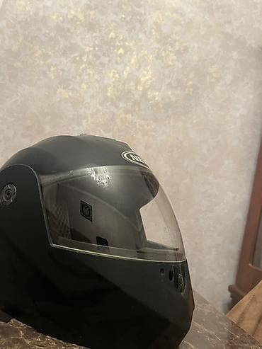 mator 220: NEVA tam üzlü (full-face) motosiklet dəbilqəsi - Korpus: mat qara — 1