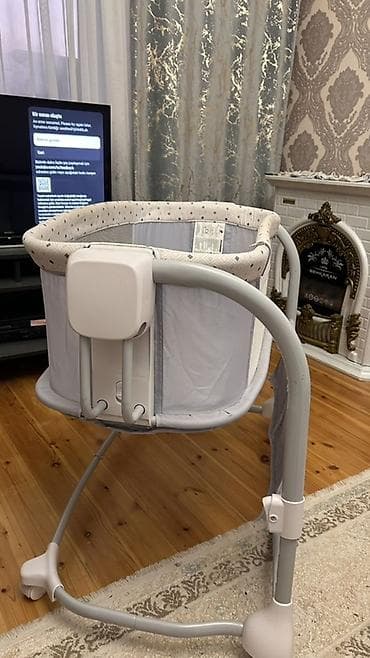 provence мебель: Для девочки и мальчика, Овальная, Колыбель, С матрасом, С механизмом качания — 2