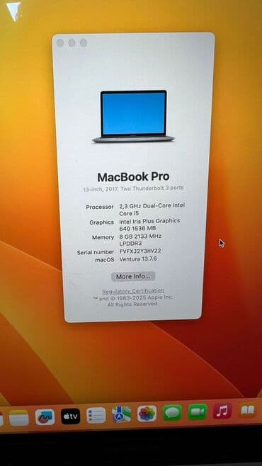 separator qiyməti: MacBook Pro 2017 İ5 128gb 2 cycle (devir) batarya . Çox yaxşı — 2