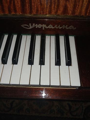 Музыкальные инструменты: Upright pianino – “Ukraina” (Украина) markası - Korpus: tünd qəhvəyi — 1