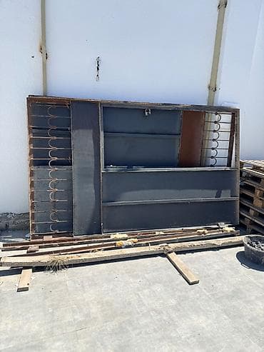 İşlənmiş Dəmir Həyət darvazası, Yana açılan, 3 m, Mexaniki, Şəbəkə ilə, Kredit yoxdur, Ünvandan götürmə, Ödənişli çatdırılma — 2