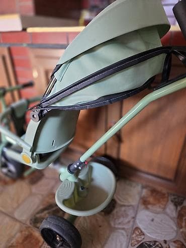 Velosipedlər: Uşaq üçtəkərli velosiped – 3-ü 1-də tipli model Rəng: açıq yaşıl — 2