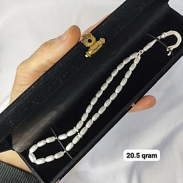 qümüş saat: Gümüş təsbeh kolleksiyası Qrami 11 AzN - Material: gümüş rəngli metal — 7