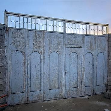 Dəmir Həyət darvazası, Mexaniki, Qapı ilə, rəng - Boz, Kredit yoxdur lalafo.az -da Dəmir Həyət darvazası, Mexaniki, Qapı ilə, rəng - Boz, Kredit yoxdur